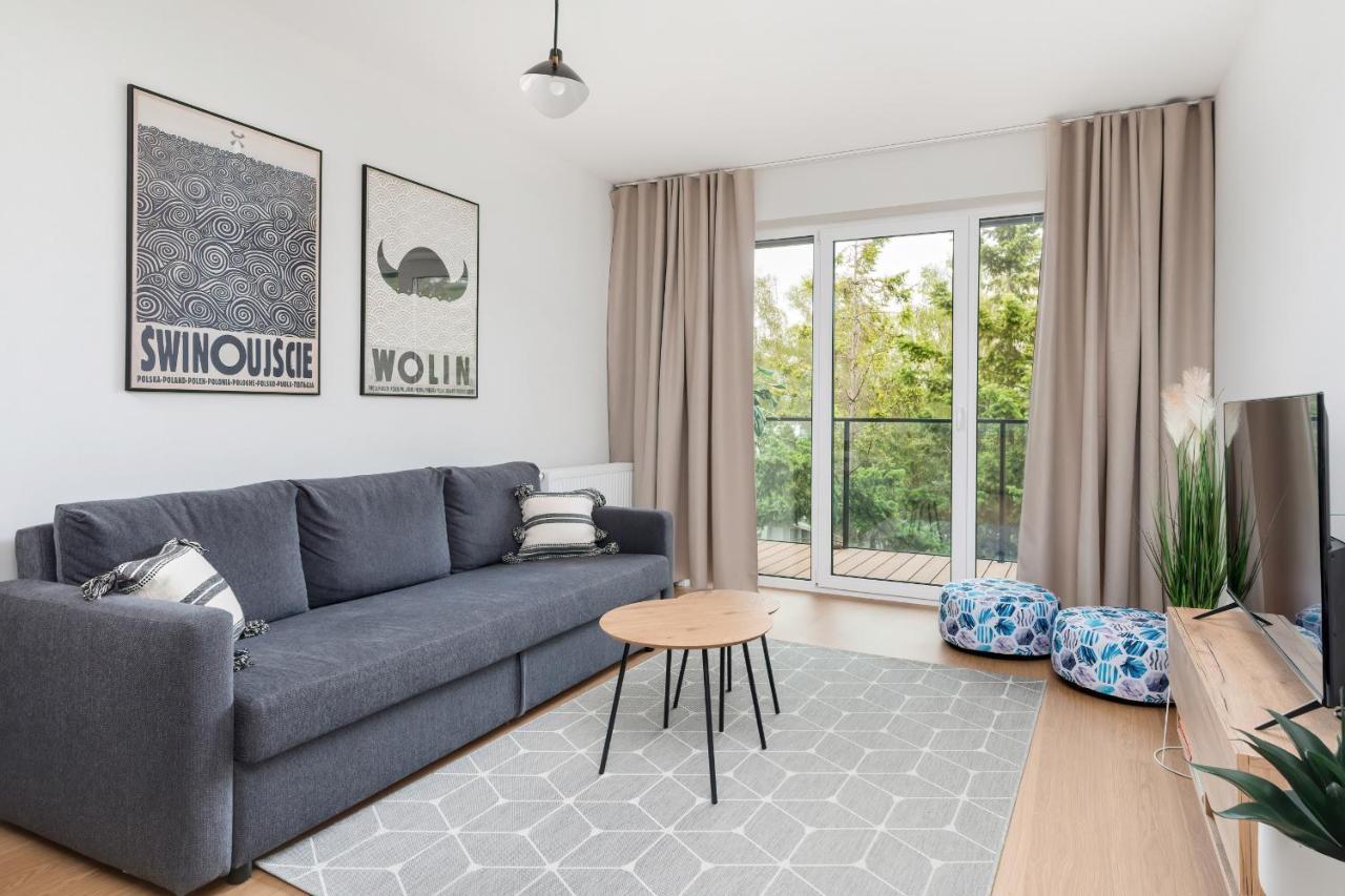 Wellness Resort Apartments Dziwnow Riverfront By Noclegi Renters Bagian luar foto