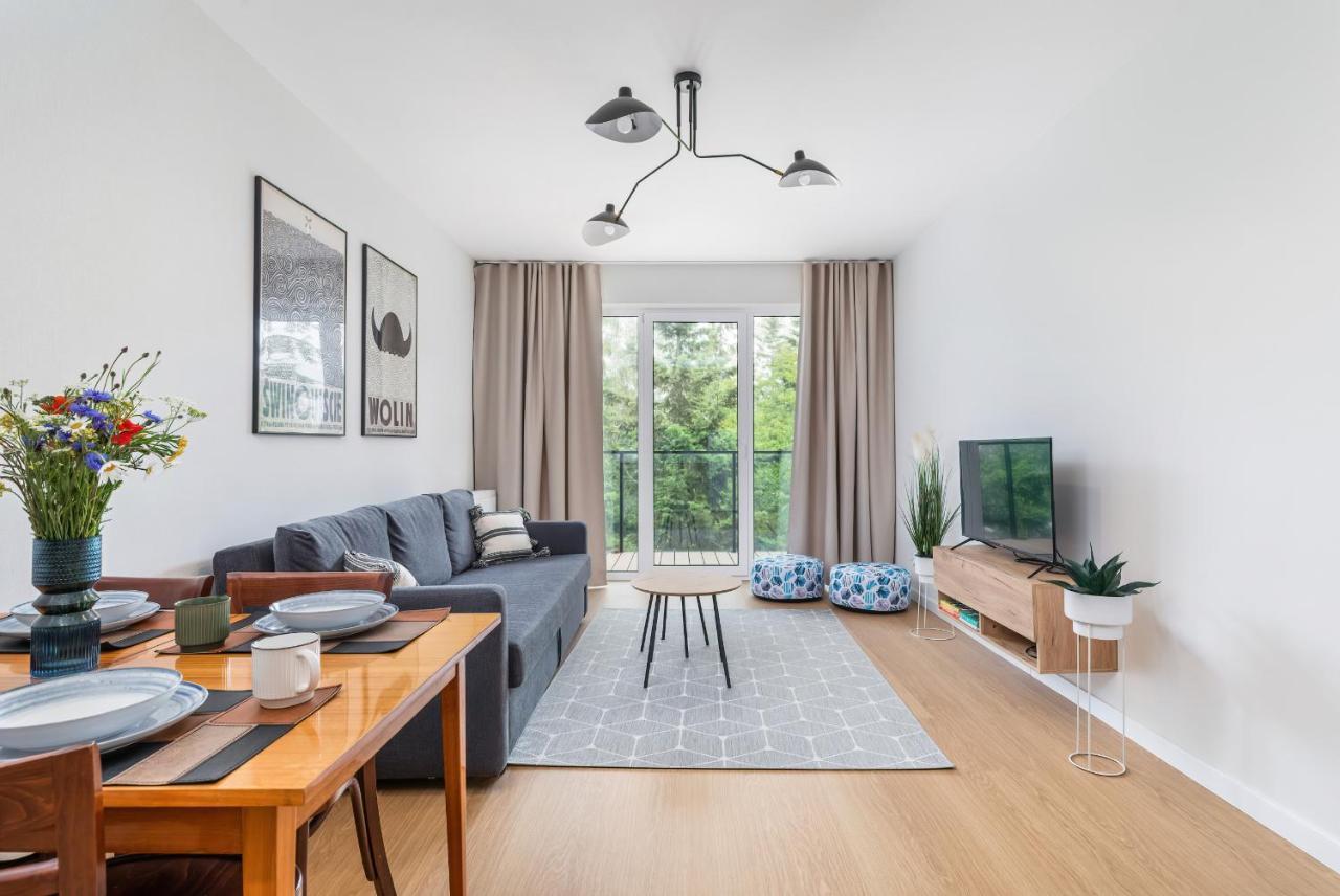 Wellness Resort Apartments Dziwnow Riverfront By Noclegi Renters Bagian luar foto